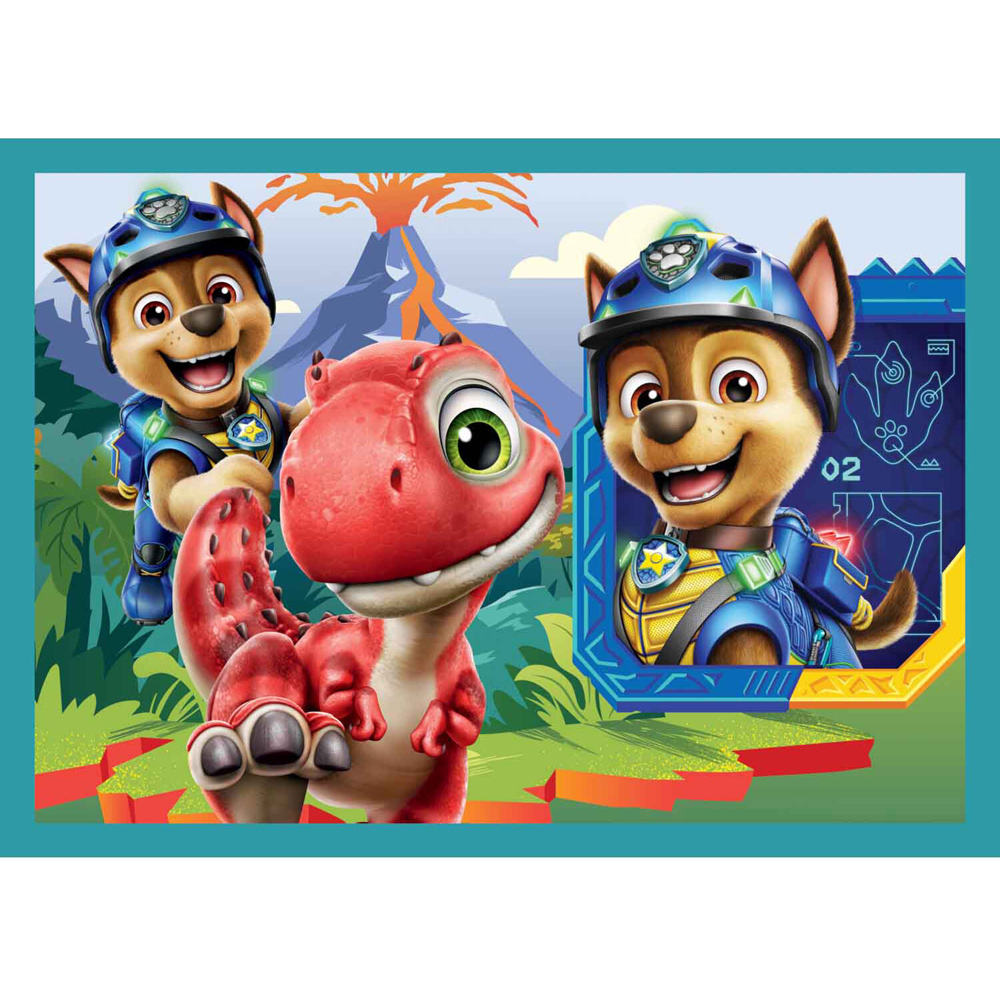 Paw Patrol Dino Movie 4-in-1 Puzzle Set Image 3