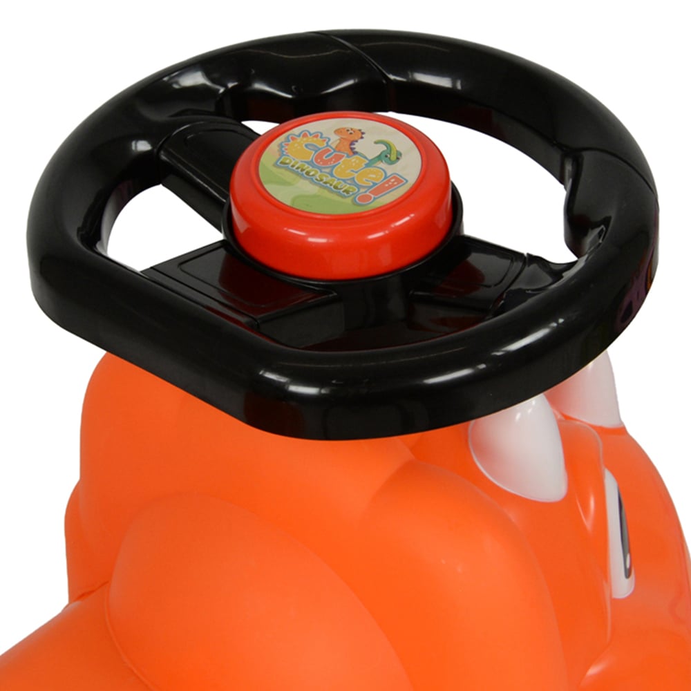 MoVe Toddler My First Orange Dino Ride On Push Car Image 4