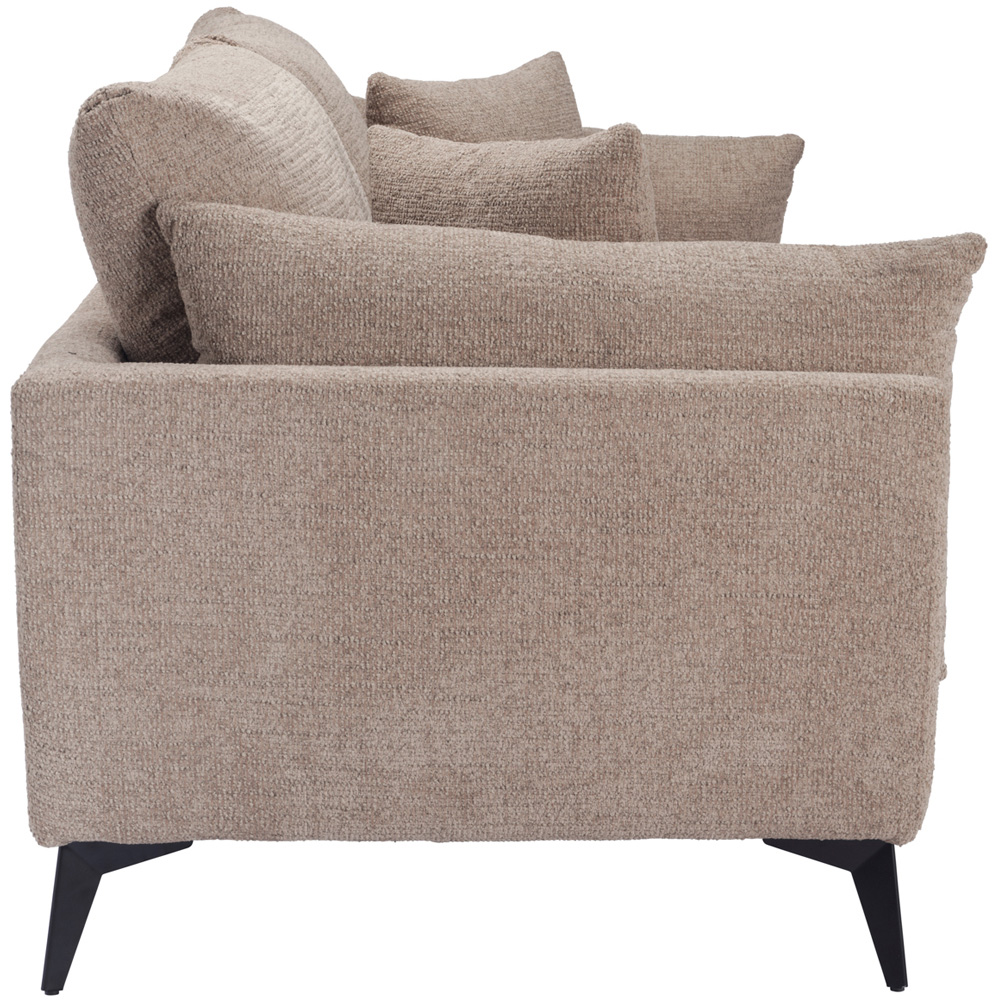 LPD Home Carter Taupe 3 Seater Sofa Image 4