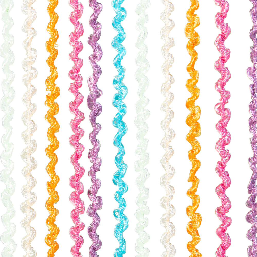 Braided String Door Curtain Rainbow Image 3