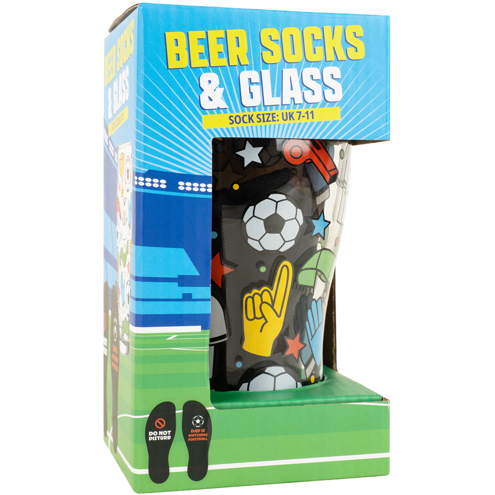 Football Glass and Socks Pack Image 5