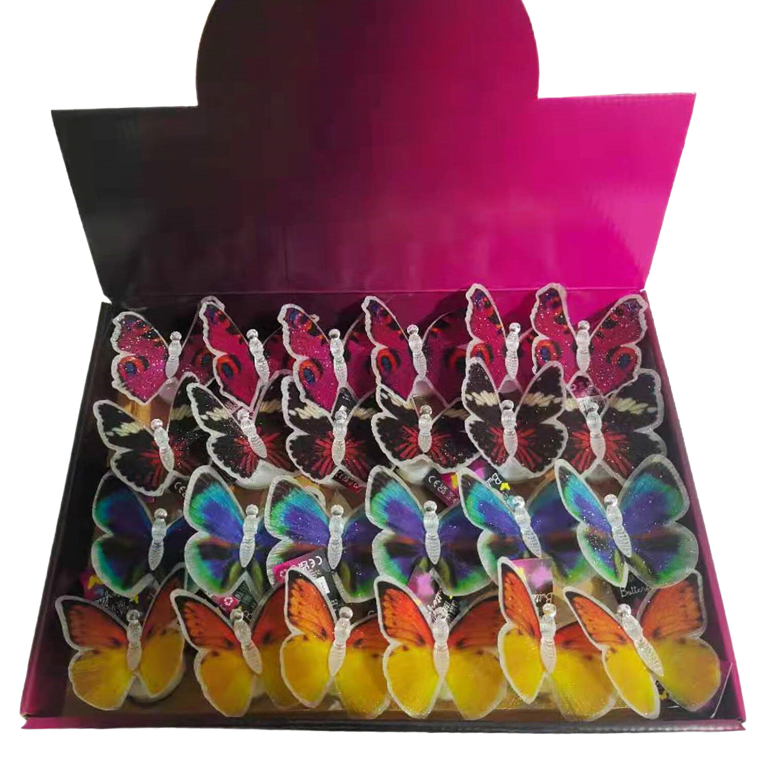 Multi Colour Changing Fiber Optic Butterfly Image 4