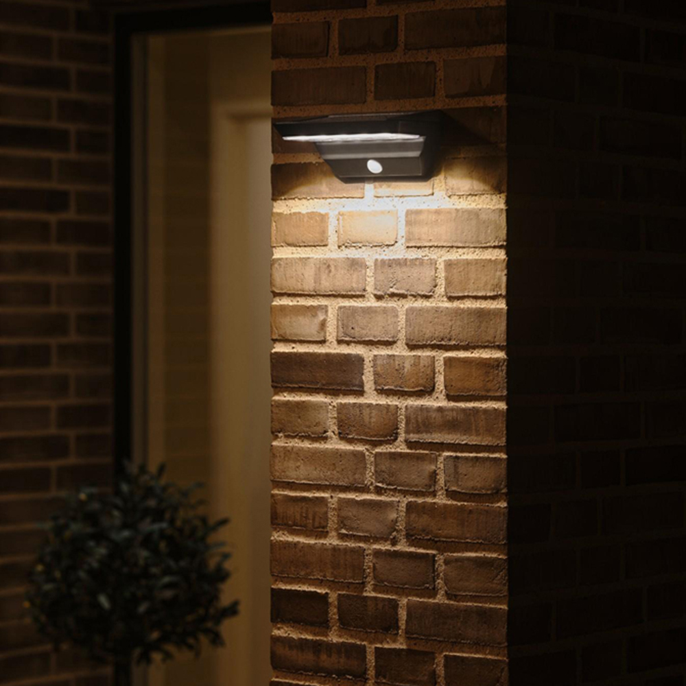 Nordlux Agena Black Solar LED Wall Light Image 2
