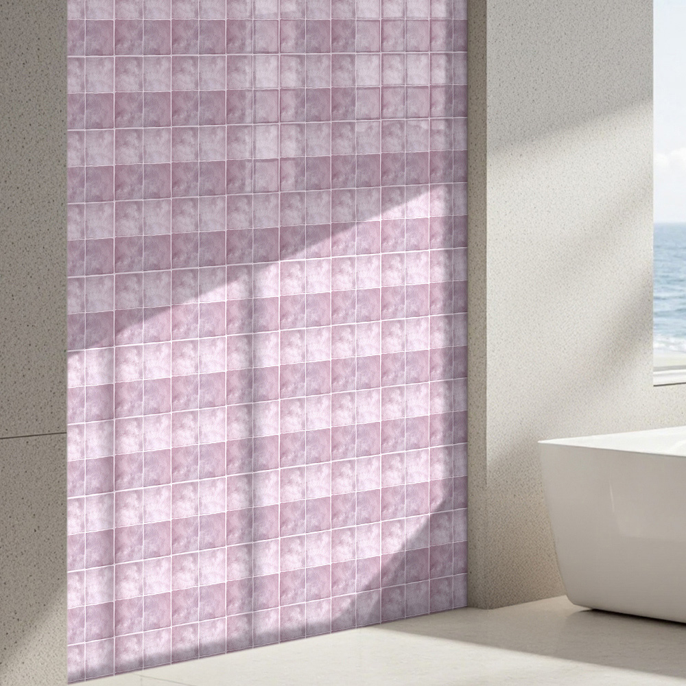 Living and Home Light Purple Square Self Adhesive Wall Sticker 10 Pack Image 8