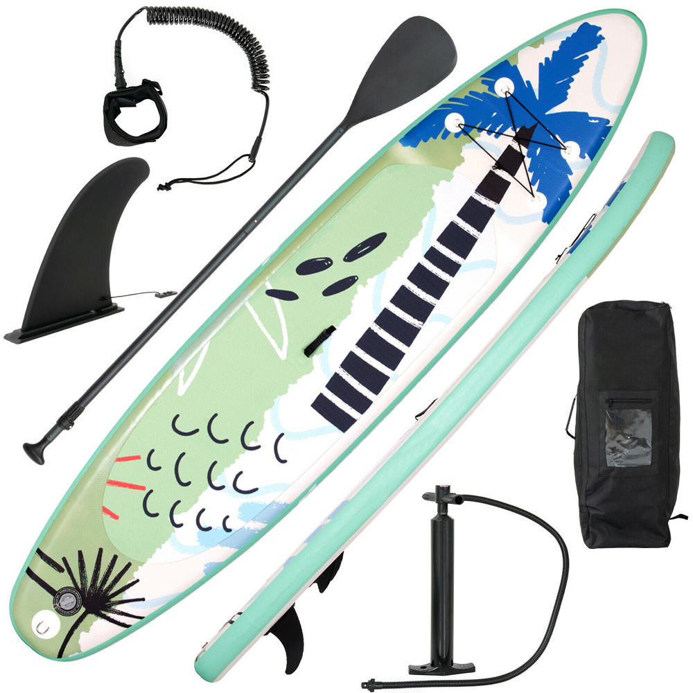 Costway Inflatable Stand Up Paddle Board with Pump 11ft Image 1