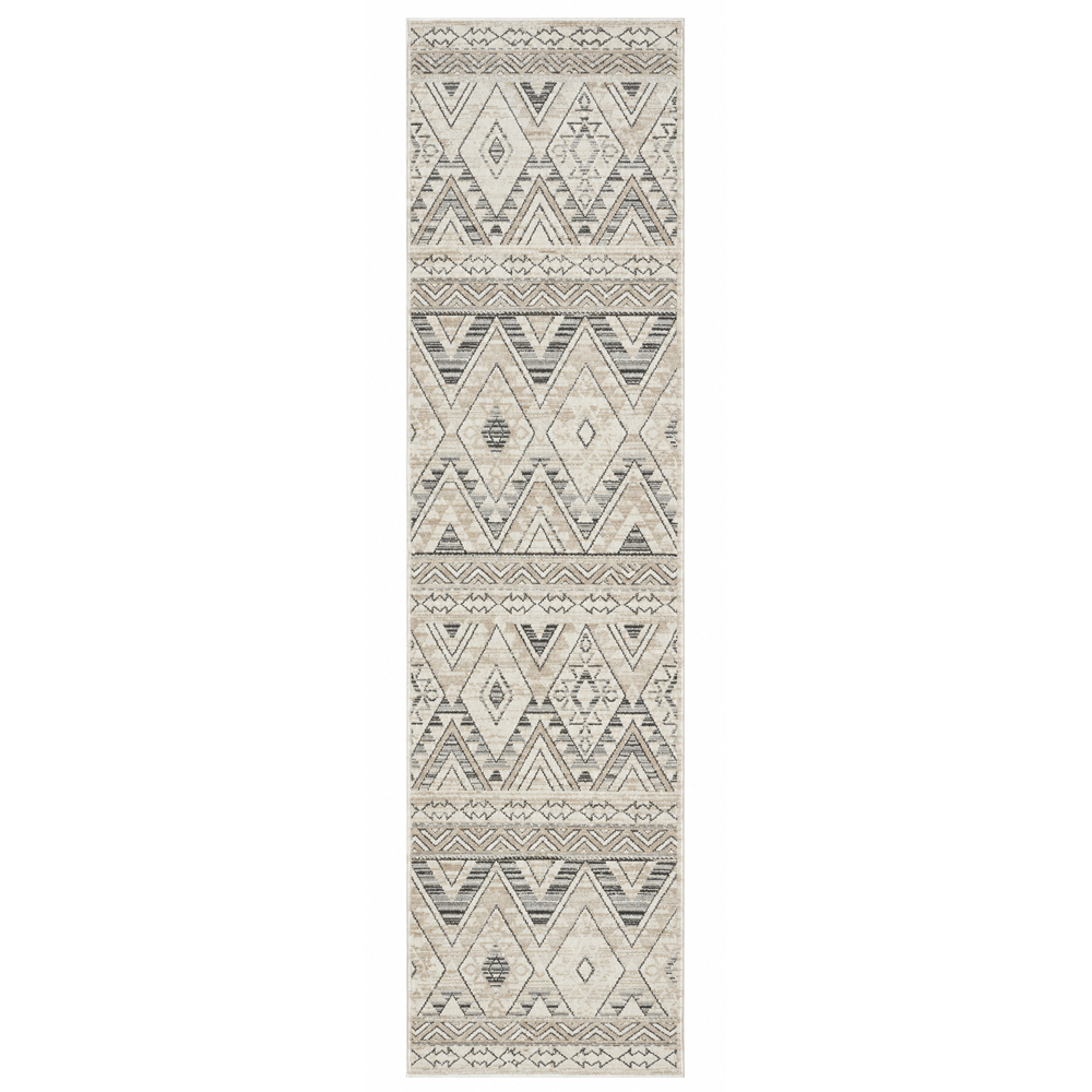 Portland Urco Omega Delta Cream Non Slip Rug 66 x 200cm Image 2