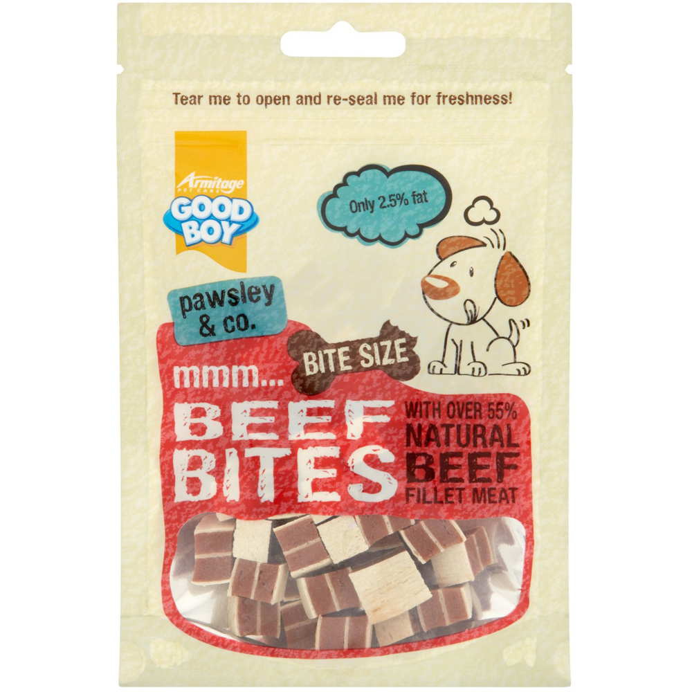 Good Boy Mmm Beef Bites Dog Treat 65g Image