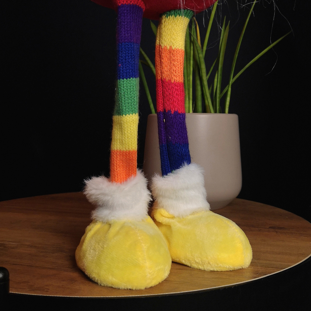 Samuel Alexander Rainbow Plush Large Standing Gonk Christmas Decoration Image 3