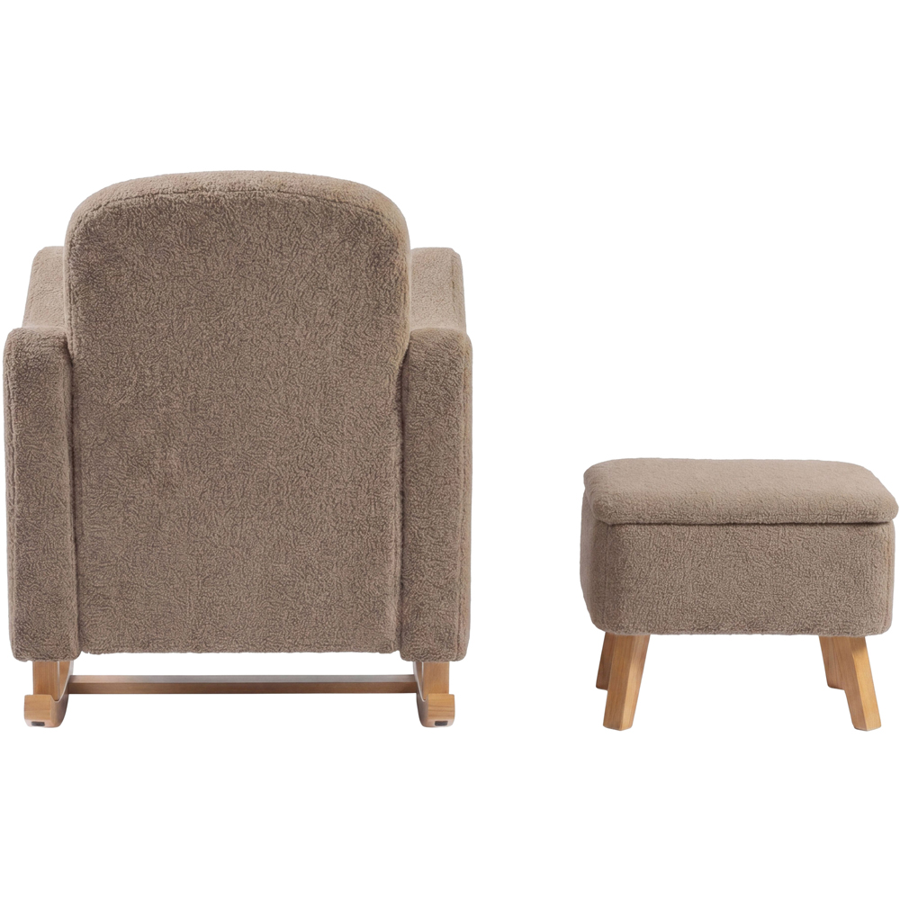 Bebe & Beyond Soother Biscuit Ted Nursing Chair and Stool Image 5
