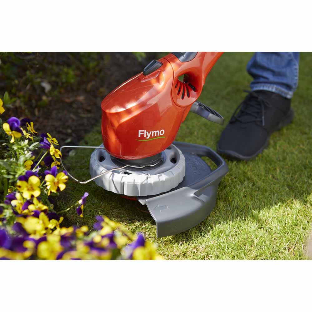 flymo contour cordless 20v li grass trimmer