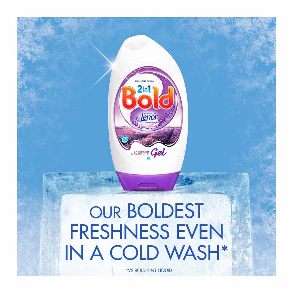 Bold 2 in 1 Lavender and Camomile Washing Liquid Gel 35 Washes 1.295L Image 3