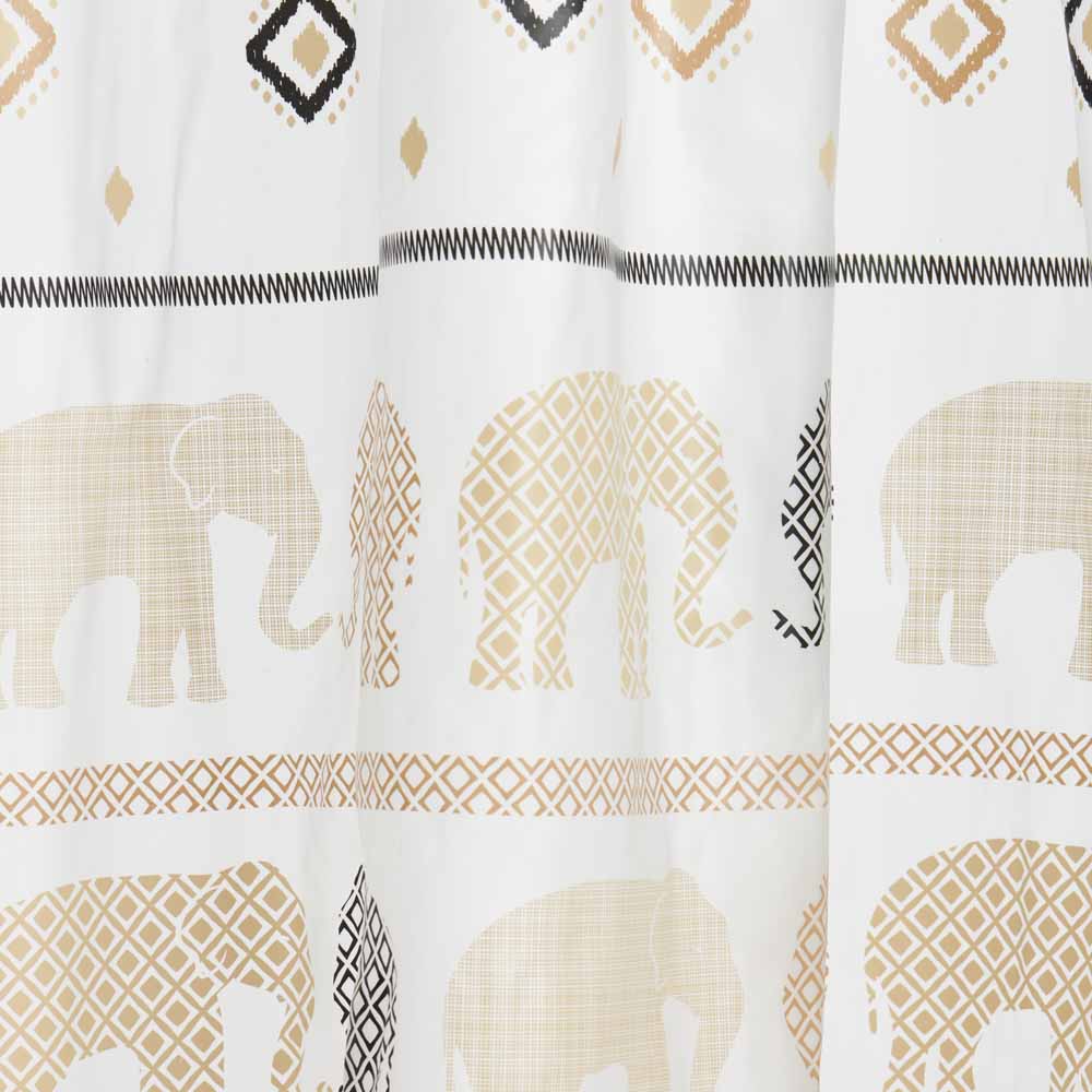 Wilko Elephant Shower Curtain Wilko