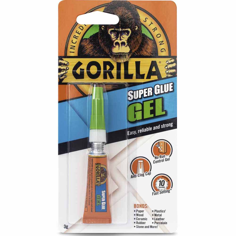 Gorilla Super Glue Gel 3g Image 1