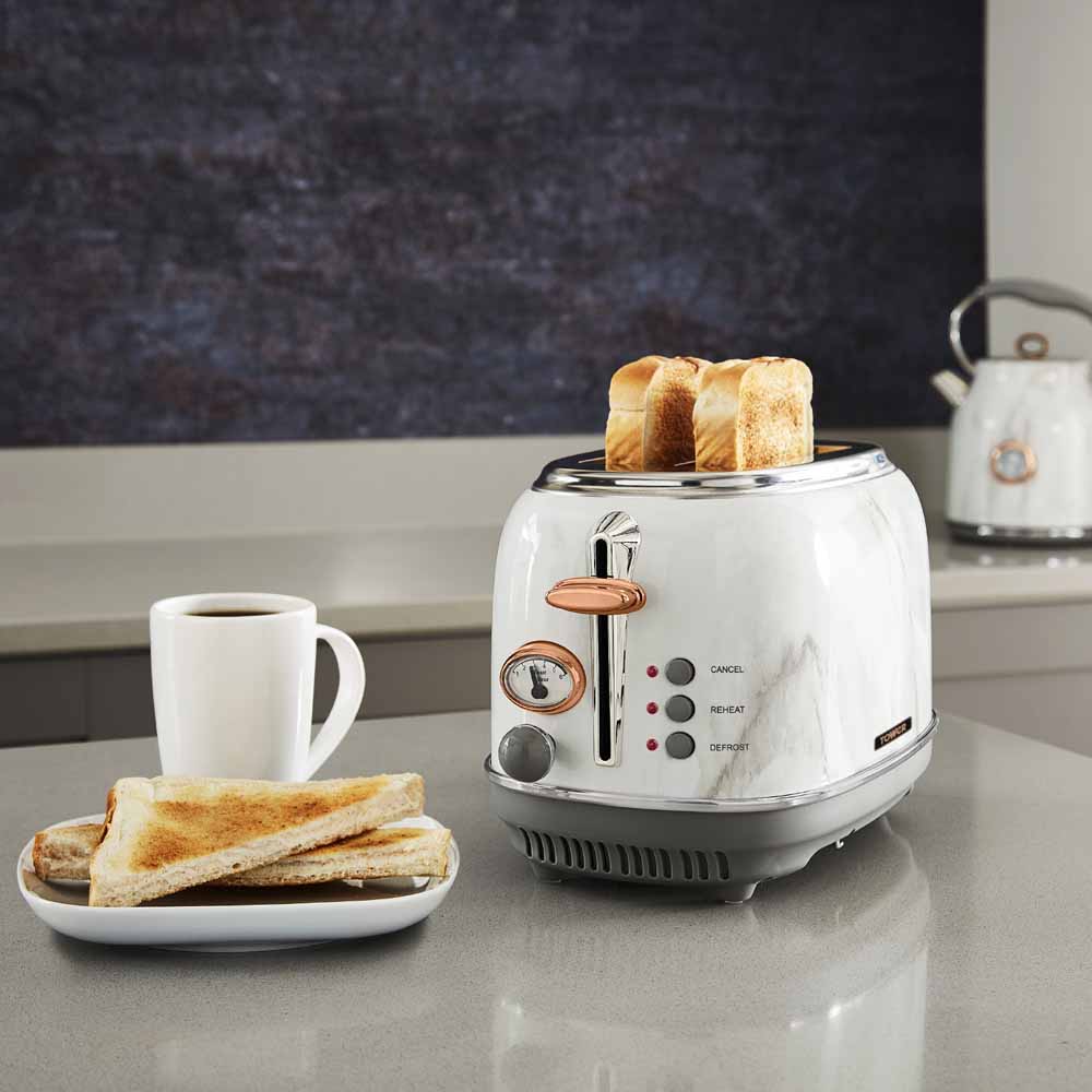 Tower T20016WMRG Bottega 2 Slice Toaster 800W Image 3