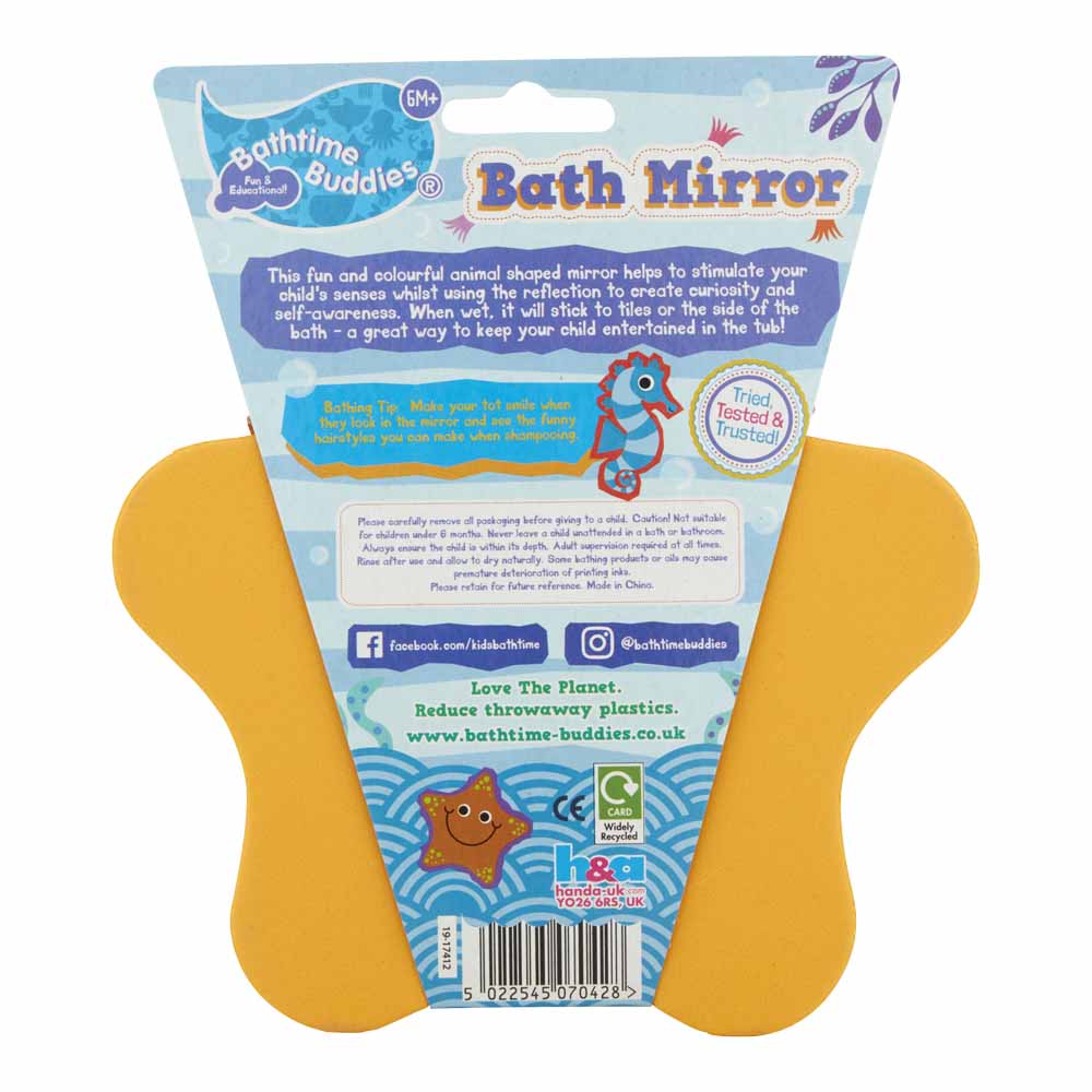 Single Bathtime Buddies Bath Mirror in Assorted styles Image 2