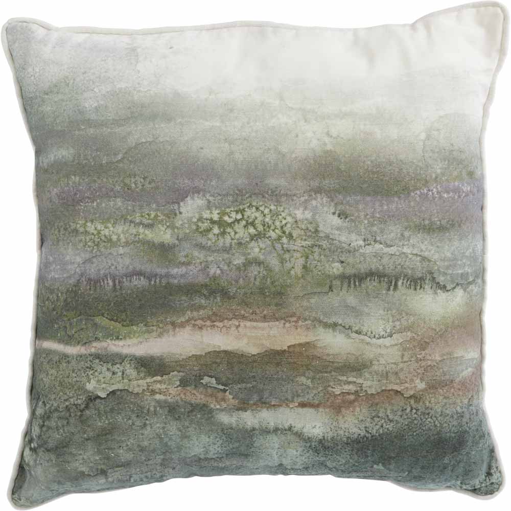 Wilko Abstract Landscape Cushion 43X43cm Image 1