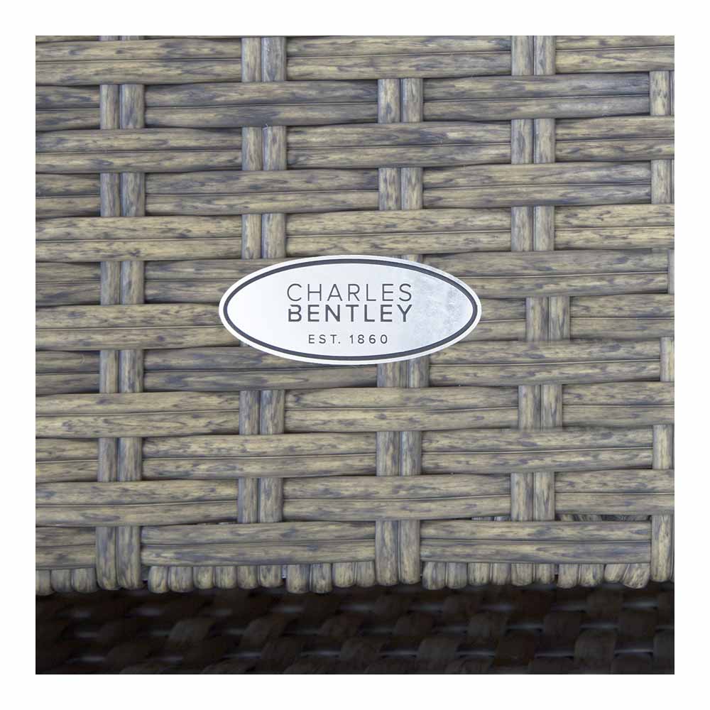 Charles Bentley Pair Of Rattan Foot Stools Natural | Wilko