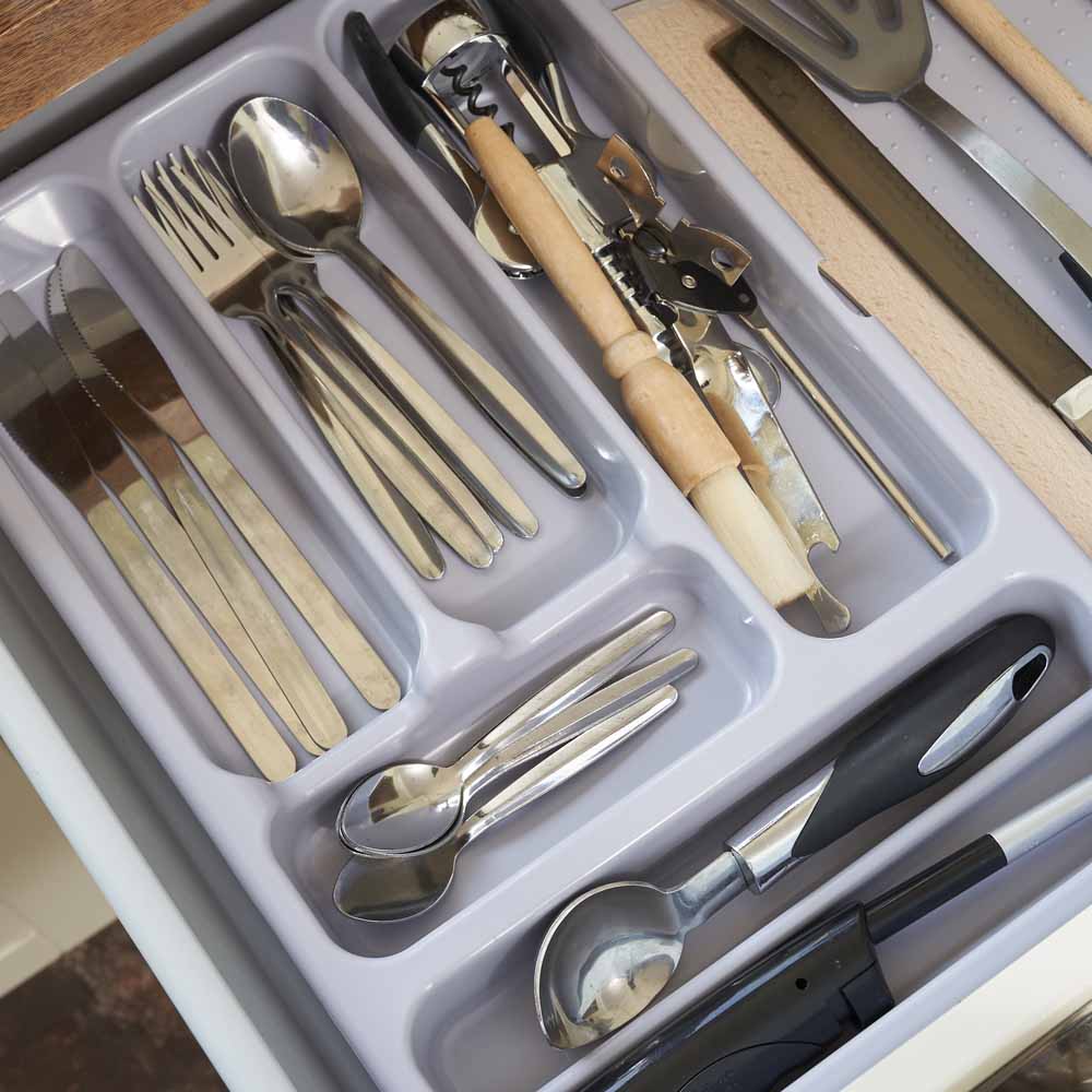 Wilko Greylac Cutlery Tray Wilko