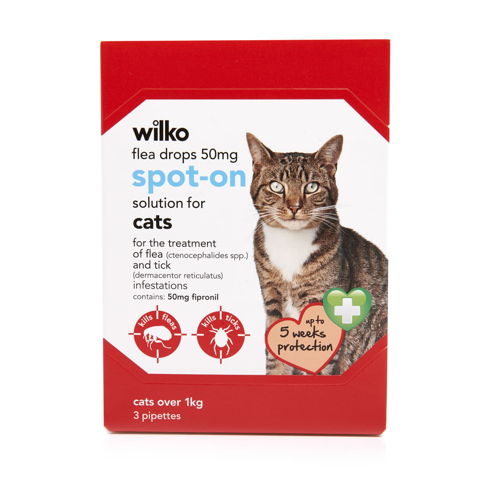 Wilko Cat Flea Treatment Bundle Image 2
