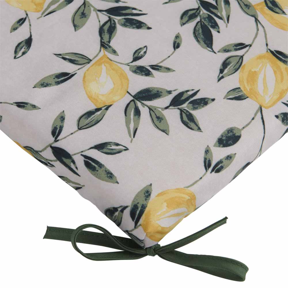 Wilko Discovery Print Seat Pad Lemon Image 3