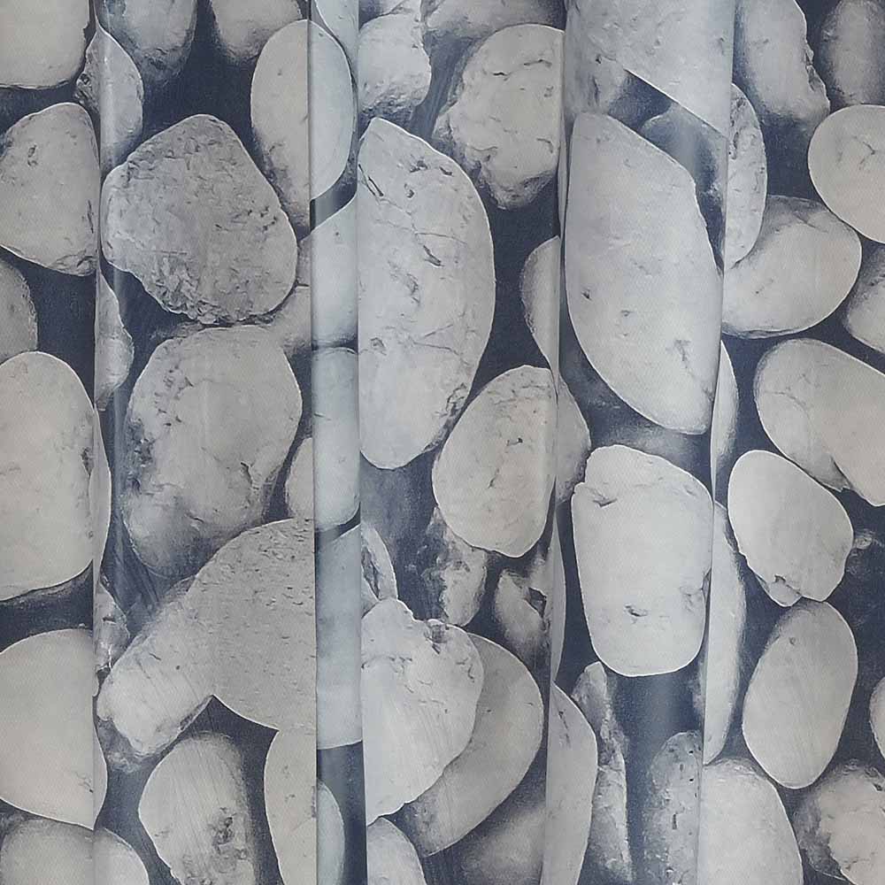 Wilko Pebble Design Shower Curtain Image 2