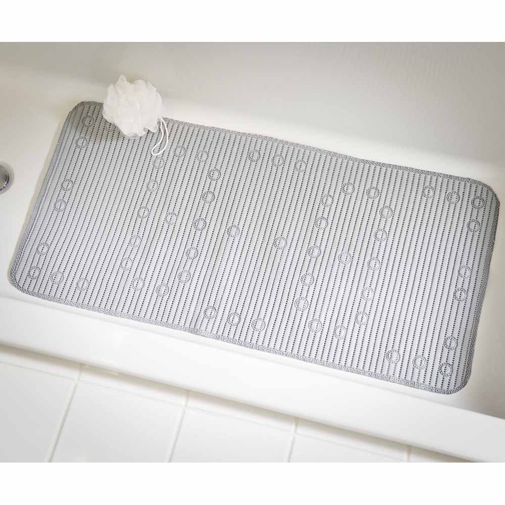 Wilko Grey Cushioned Bathmat Wilko