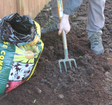 Garden on a roll step 2