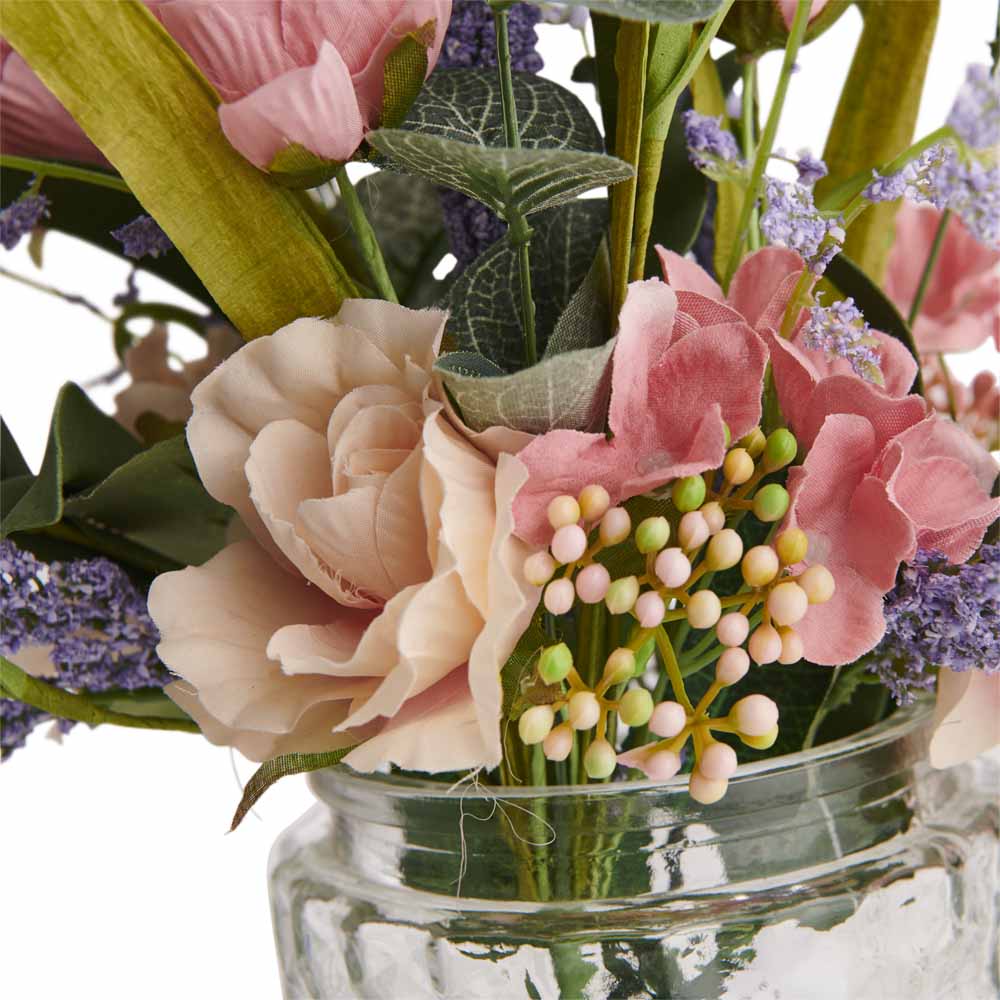 Wilko Treasured Floral Bouquet in Vase Wilko
