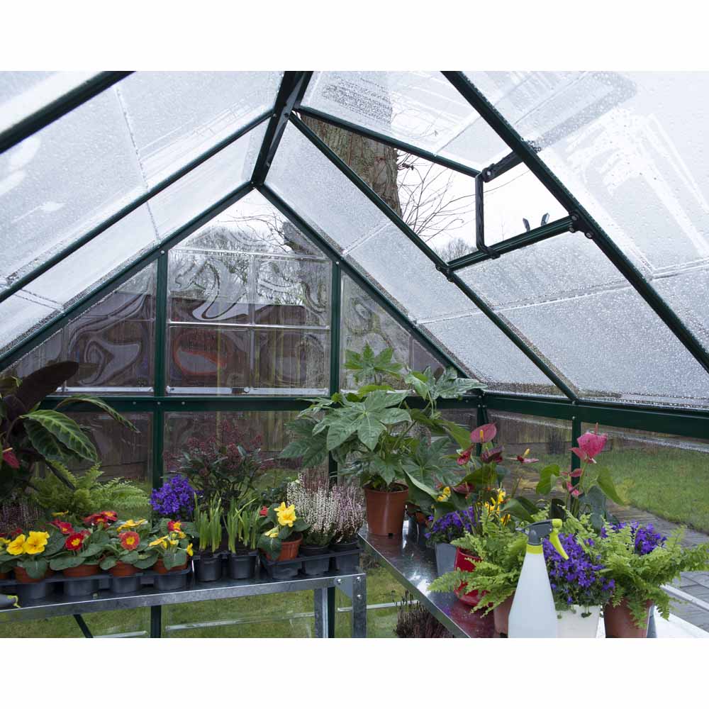 Palram Harmony Green 6 x 4ft Greenhouse Wilko