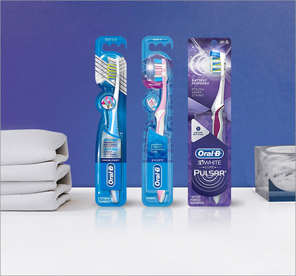 Oral B manual toothbrushes