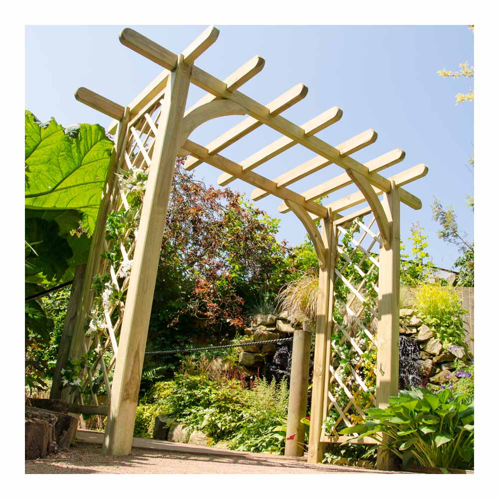 Forest Garden Large Ultima Pergola Arch Wilko