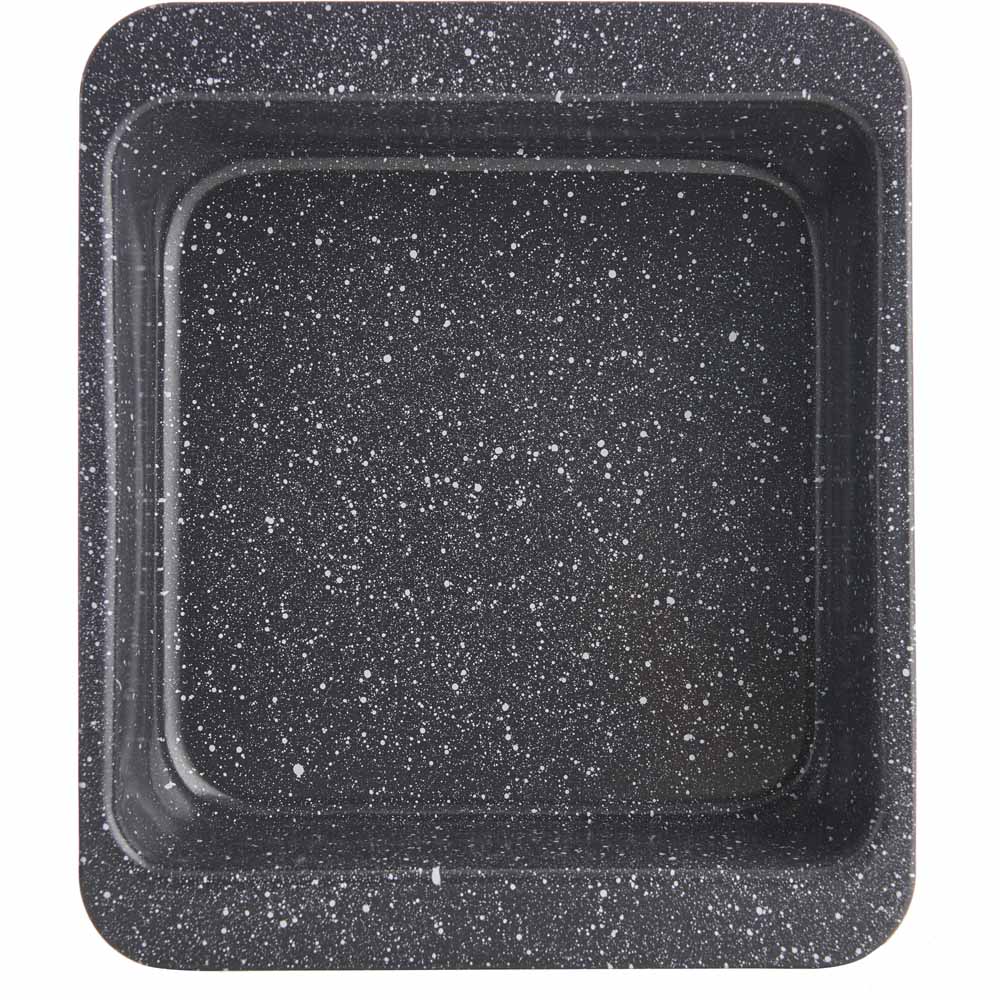 Wilko Shotblast Square Cake Tin 23cm Wilko