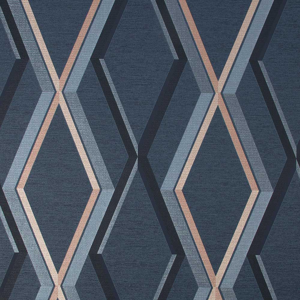 Superfresco Easy Prestige Geometric Navy Wallpaper Image 1