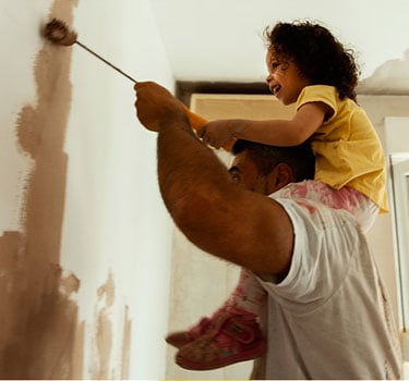 Painting walls and ceilings
