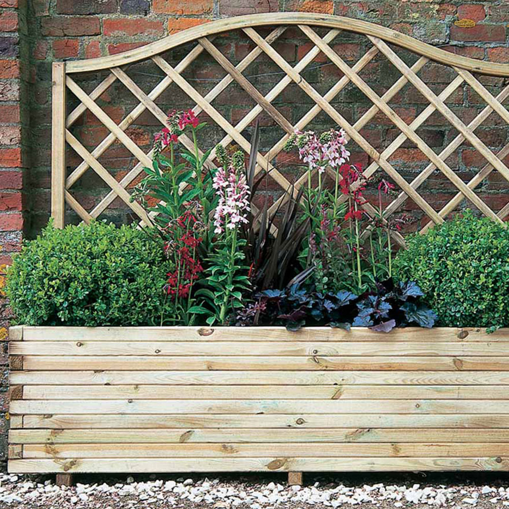 Forest Garden Timber Outdoor Venice Planter 180 x 50cm Image 2