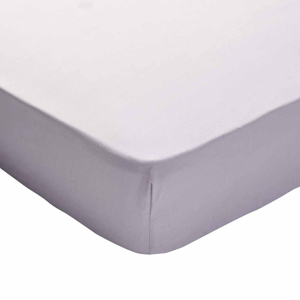 Wilko Greylac Fitted Sheet Double Image 1