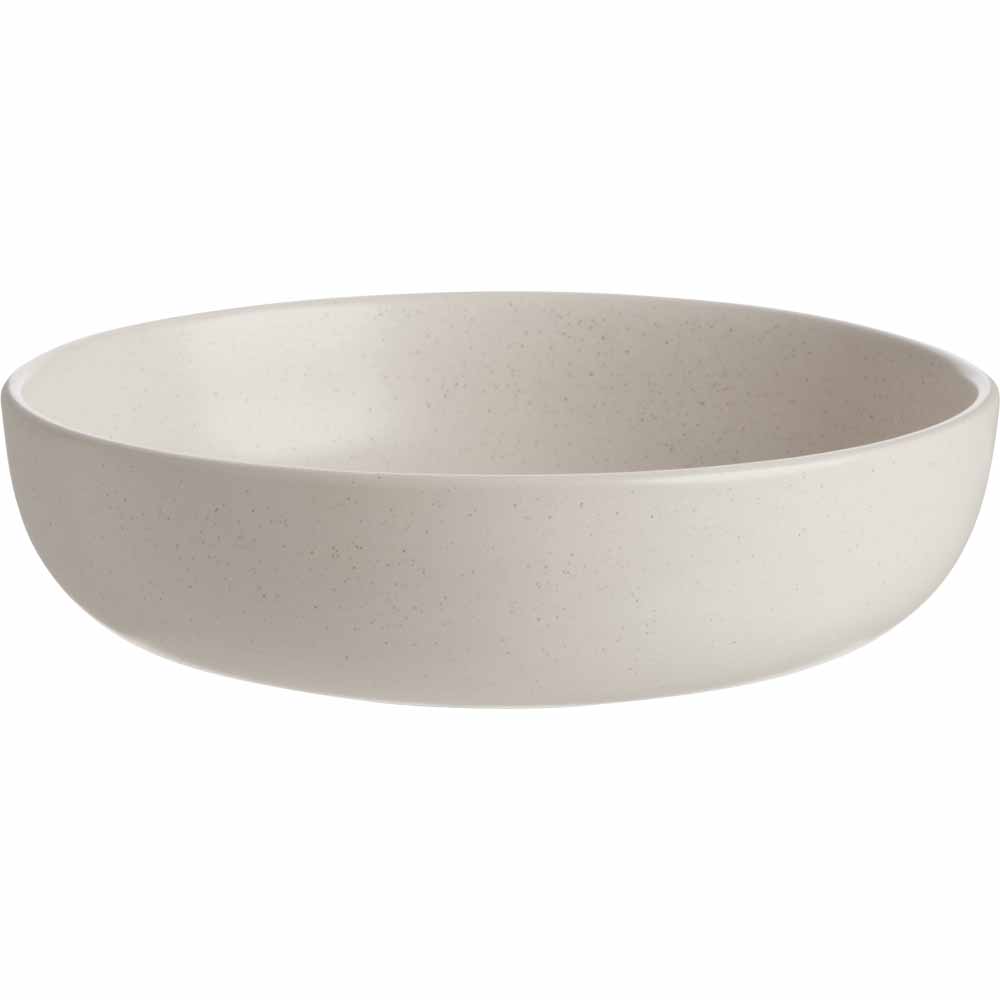 Wilko Cream Speckled Soup Bowl 4 pack Wilko