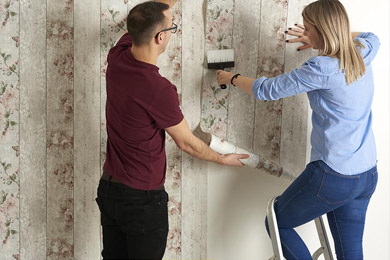 How to apply and remove wallpaper