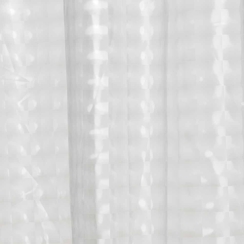 Wilko Clear 3D Shower Curtain Image 2