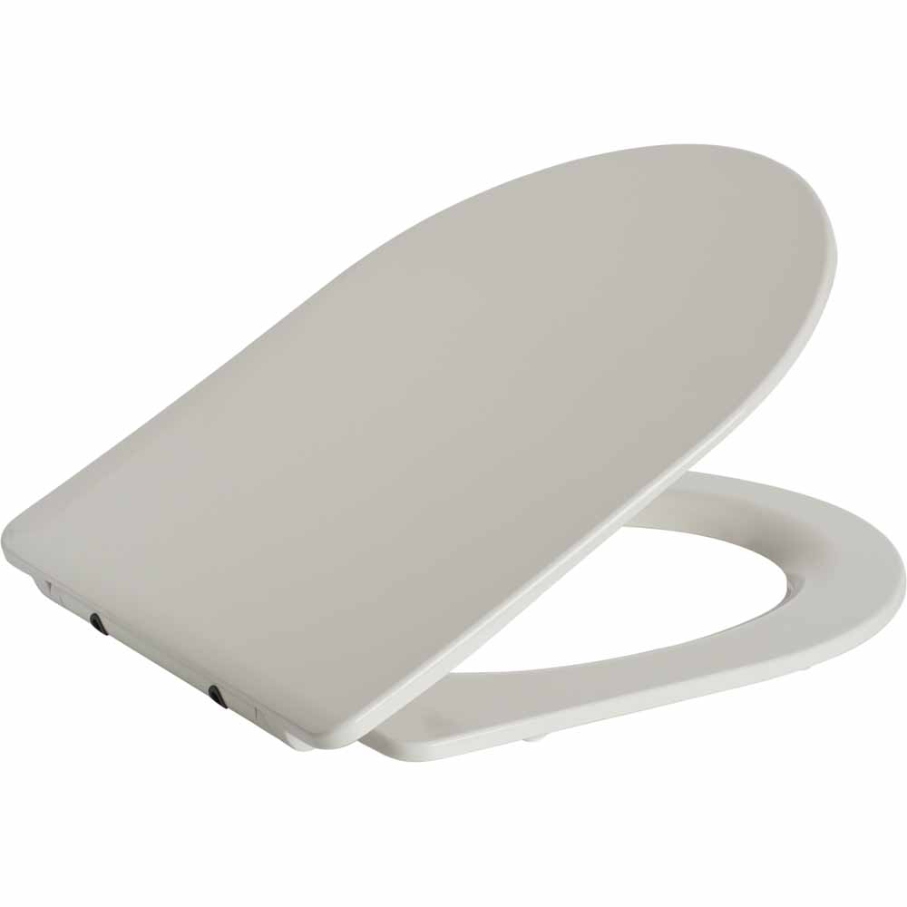Wilko Slim Dshape Toilet Seat 44cm Wilko