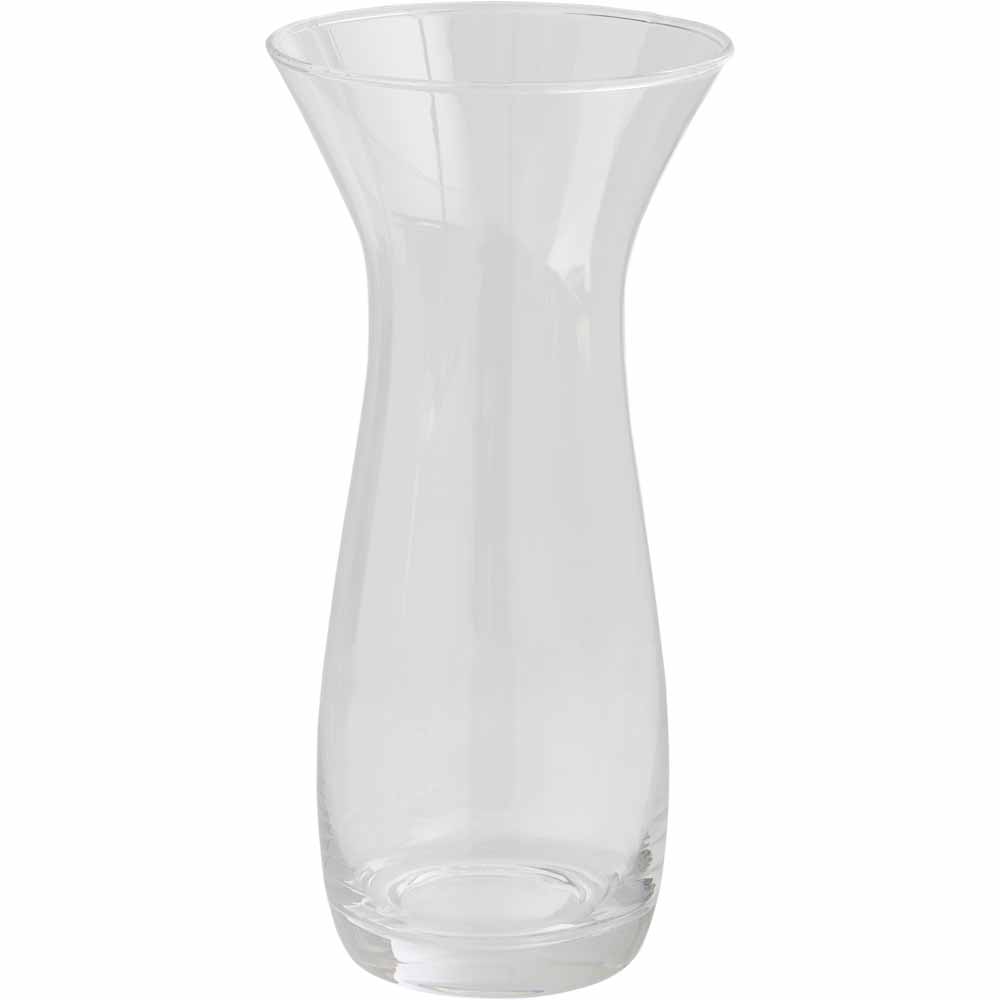 Minimizar Oceano maduro Wilko Vase Clear Flared Vase | Wilko