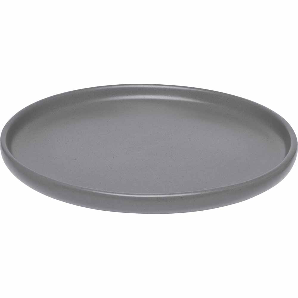 Wilko Grey Speckled Dinner Plate 4 pack Wilko