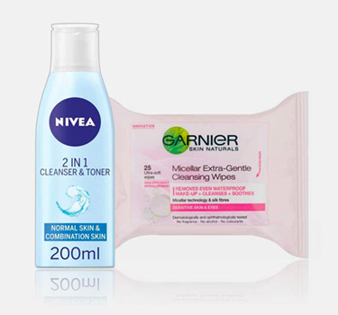 cleansers and makeup removal