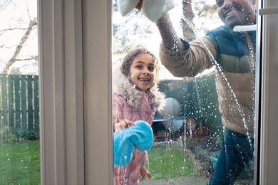 How to clean windows

