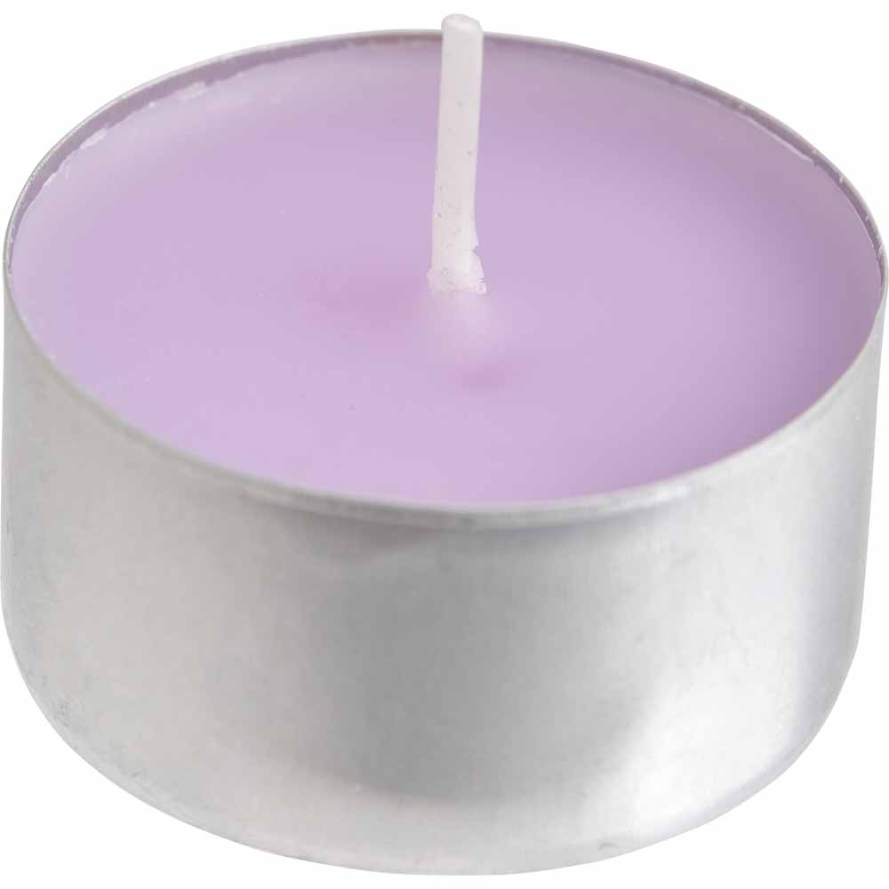 Wilko Lavendar 8 Hour Burn Tealights 20pk Wilko