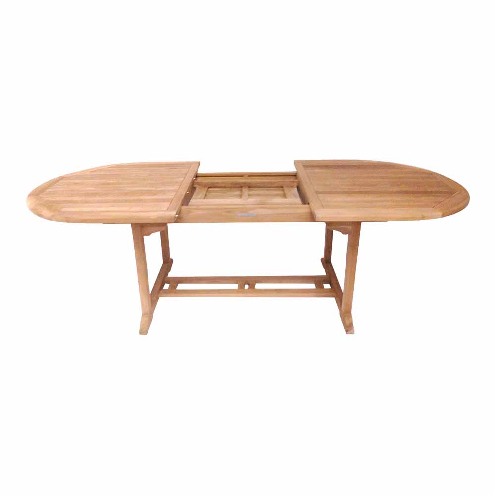 Charles Bentley 6-8 Seater Teak Extendable Table Image 3