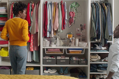 Clever clothes storage