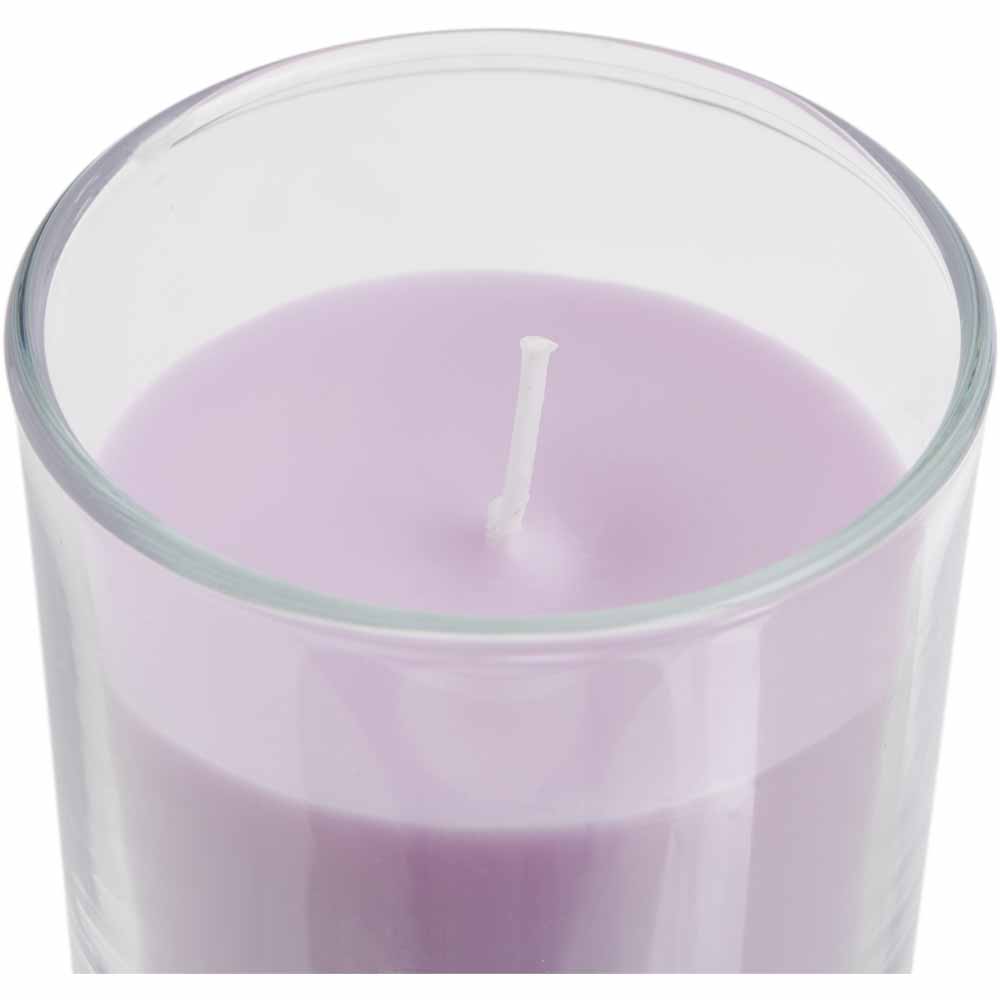 Wilko Scented Lavender Candle in Glass Image 2