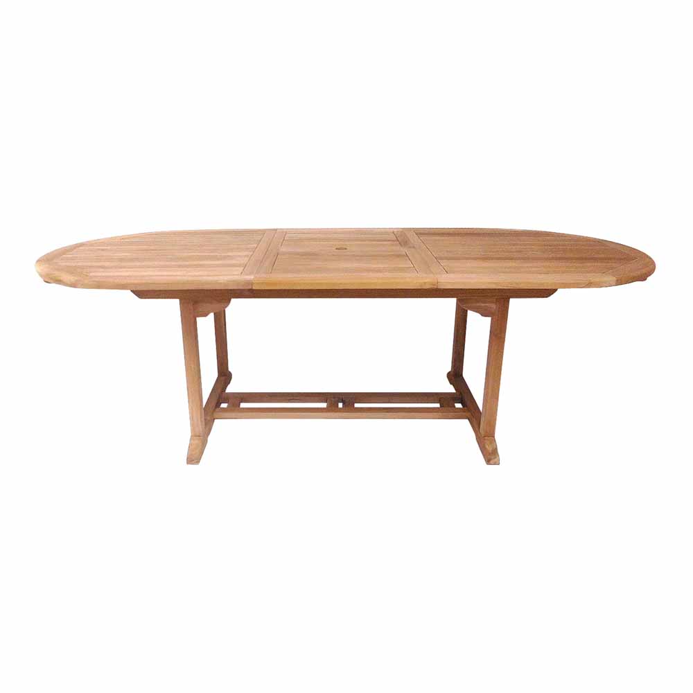 Charles Bentley 6-8 Seater Teak Extendable Table Image 4