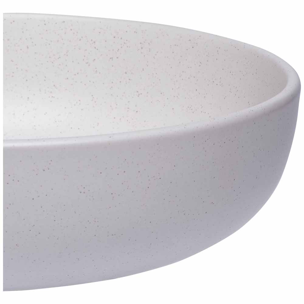 Wilko Cool Grey Speckled Soup Bowl 4 pack Wilko